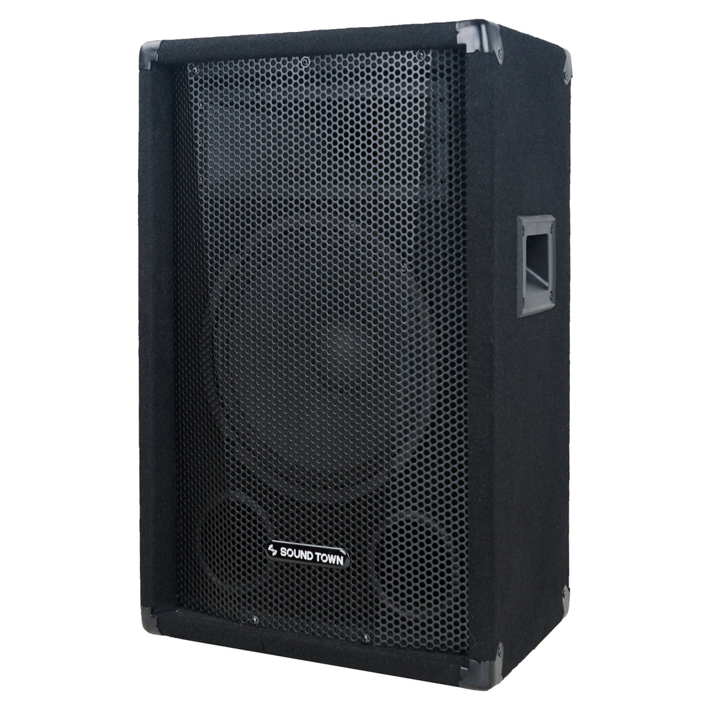 The Sound Town CALLISTO-10 affordable 10” full-range passive DJ/PA speaker that comes with 150W RMS and 300W peak power handling - Left Panel