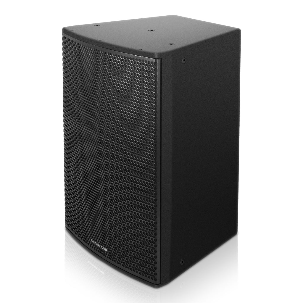 Sound Town CARME-115BG3 | CARME Series 15" 900W 2-Way Professional PA DJ Speaker, Black with Titanium Driver for Installation, Live Sound, Karaoke, Bar, Church-Left