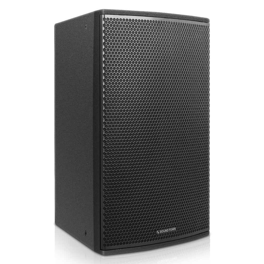 Sound Town CARME-115BG3 | CARME Series 15" 900W 2-Way Professional PA DJ Speaker, Black with Titanium Driver for Installation, Live Sound, Karaoke, Bar, Church-Right-Angle