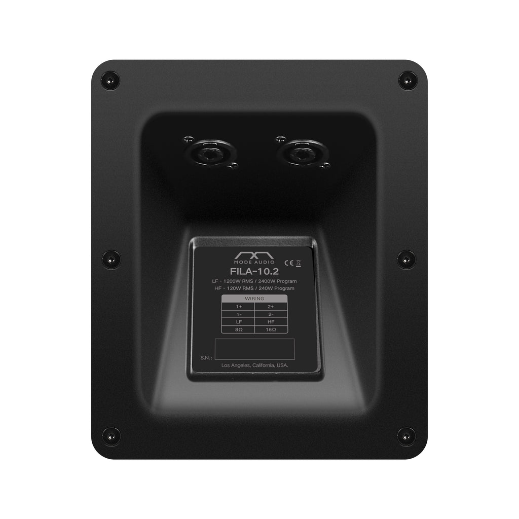 Sound Town FILA-10.2-R | REFURBISHED: MODE Audio Dual 10" 2-Way 2640W Line Array Loudspeakers, w/ Italian FaitalPRO Neodymium Drivers, Bi-Amp, Baltic Birch Plywood, Aluminum Side Handles, Black-Back Panel