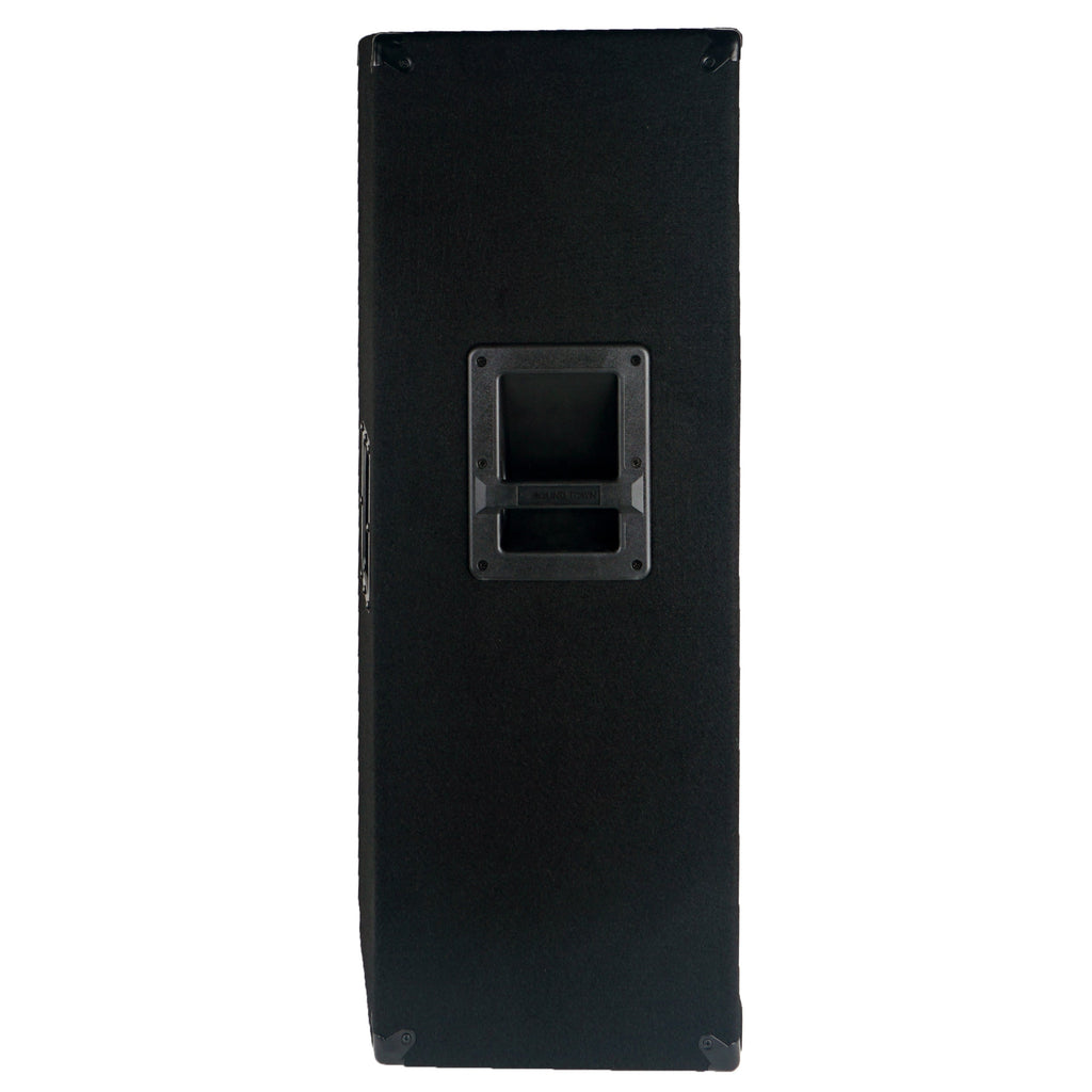 Sound Town METIS-212-R | REFURBISHED METIS Series Dual 12" 1200W 2-Way Full-range Passive DJ PA Pro Audio Speaker w/ Titanium Compression Driver for Live Sound, Karaoke, Bar, Church - Recessed Handles