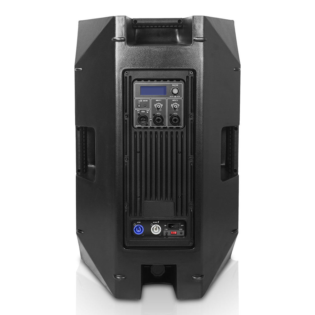 Sound Town OBERON-A15PW-R | REFURBISHED: OBERON Series 15" 1400W Powered PA/DJ Speaker with 2-Channel Mixer and Onboard DSP, TWS Bluetooth - Plate Amp Module