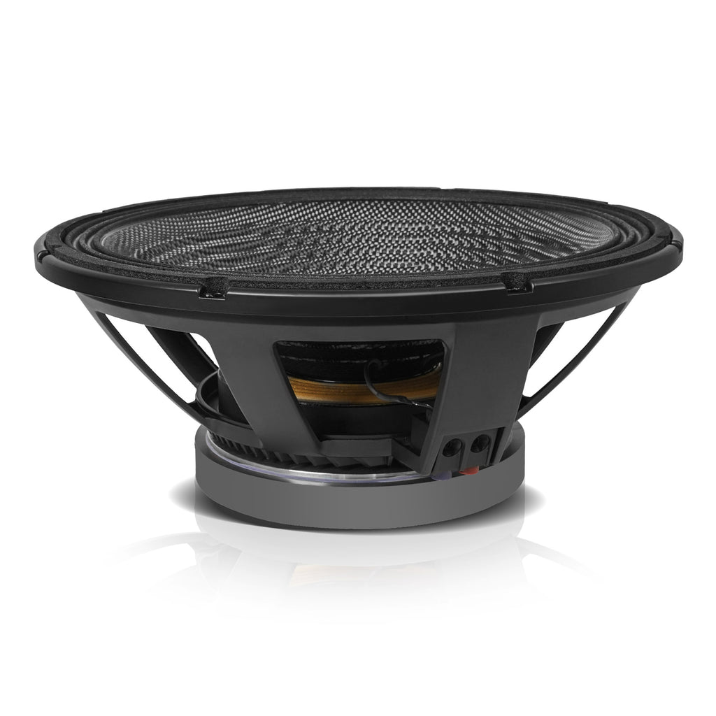 Sound Town STLF-18X451 | 18" 1600W RMS Cast Aluminum Frame Woofer (Low Frequency Driver) with 4.5" Voice Coil, Replacement Woofer for High-Power PA/DJ Subwoofer - Carbon Fiber Cone