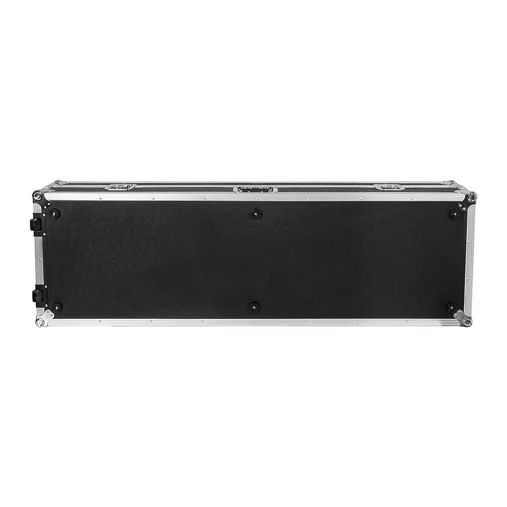 Sound Town STRC-KB88W-R | REFURBISHED:Plywood 88-Note Keyboard ATA Flight Case, with Recessed Wheels, Handles and Latches, High-density Foam Interior for Easy Mobility, Bottom View
