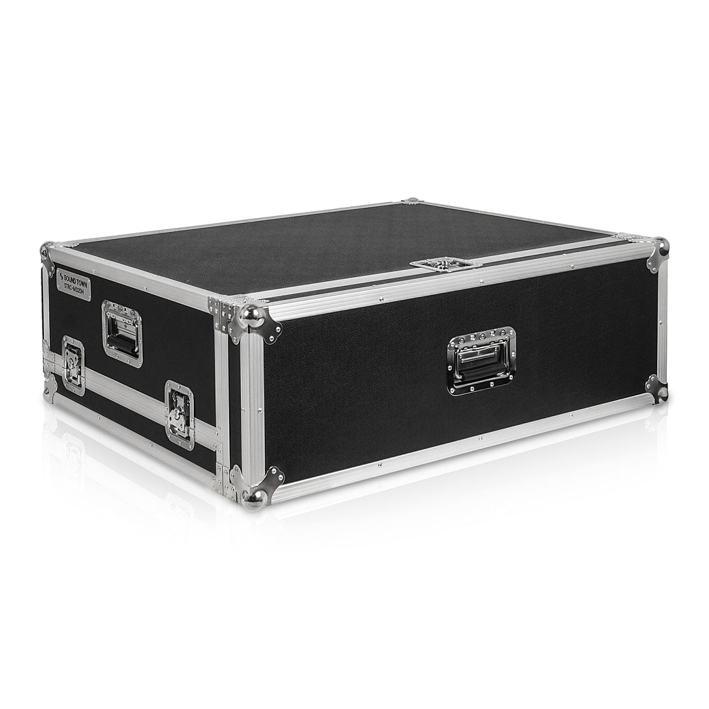 Sound Town STRC-M32DH-R | REFURBISHED: ATA Plywood Mixer Case with Interior Foam Protection, Dog House and Caster wheels for Midas M32 Mixer Console - Heavy Duty Construction