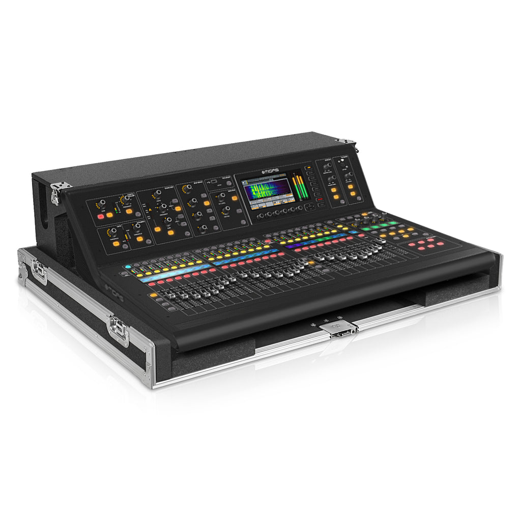 Sound Town STRC-M32DH-R | REFURBISHED: ATA Plywood Mixer Case with Interior Foam Protection, Dog House and Caster wheels for Midas M32 Mixer Console