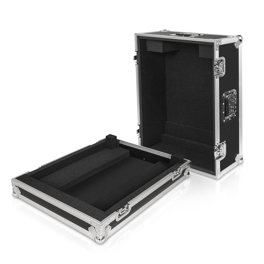 Sound Town STRC-M32R-R | REFURBISHED: ATA Plywood Mixer Case with Interior Foam Protection and Built-in Wheels for Midas M32R Digital Mixer Case -Removable Top Bottom Lids