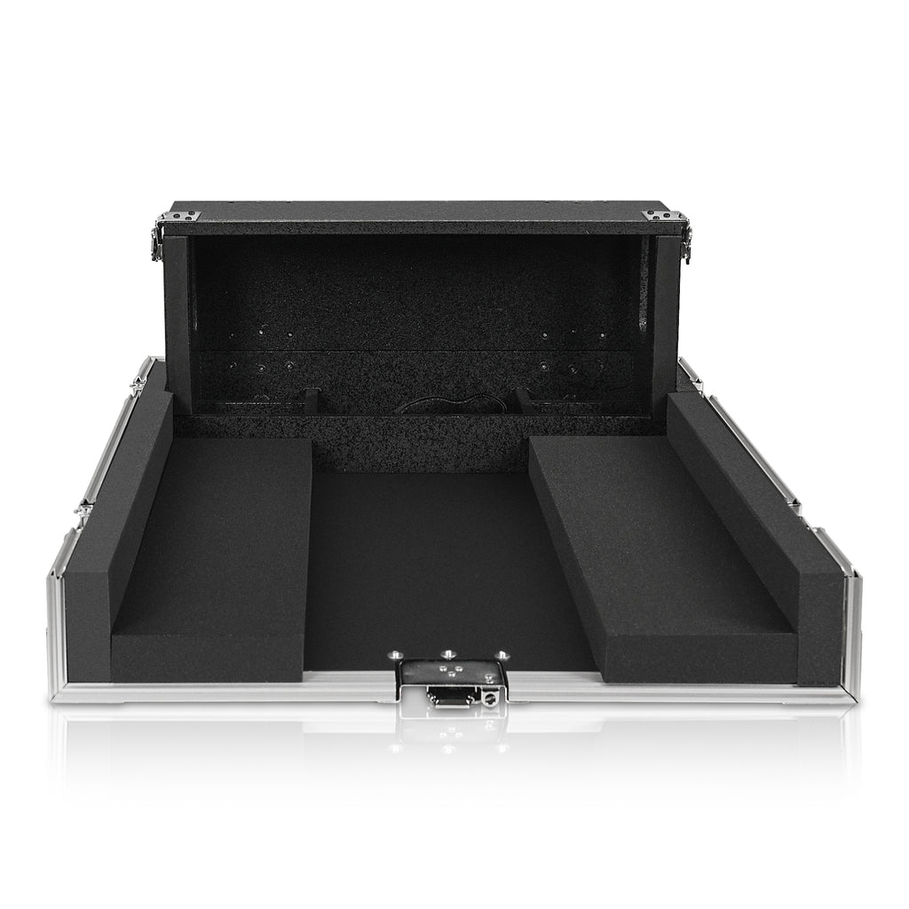Sound Town STRC-M32RDH | ATA Plywood Mixer Case with Interior Foam Protection, Dog House and Caster wheels for Midas M32R Mixer Console, Providing Easy Cable Access and Storage