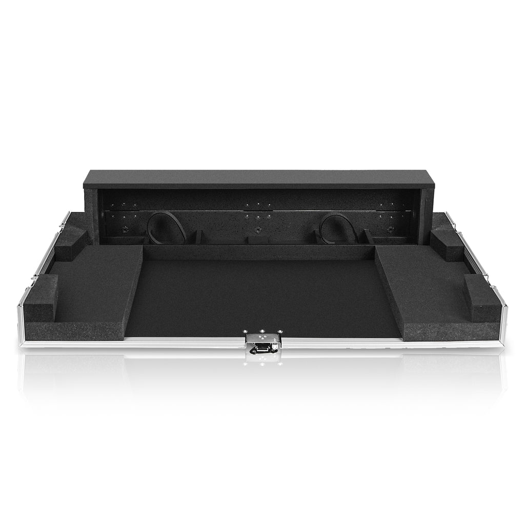 Sound Town STRC-X32DH | ATA Plywood Mixer Case with Interior Foam Protection, Dog House and Caster wheels for Behringer X32 Mixer Console, Providing Easy Cable Access and Storage