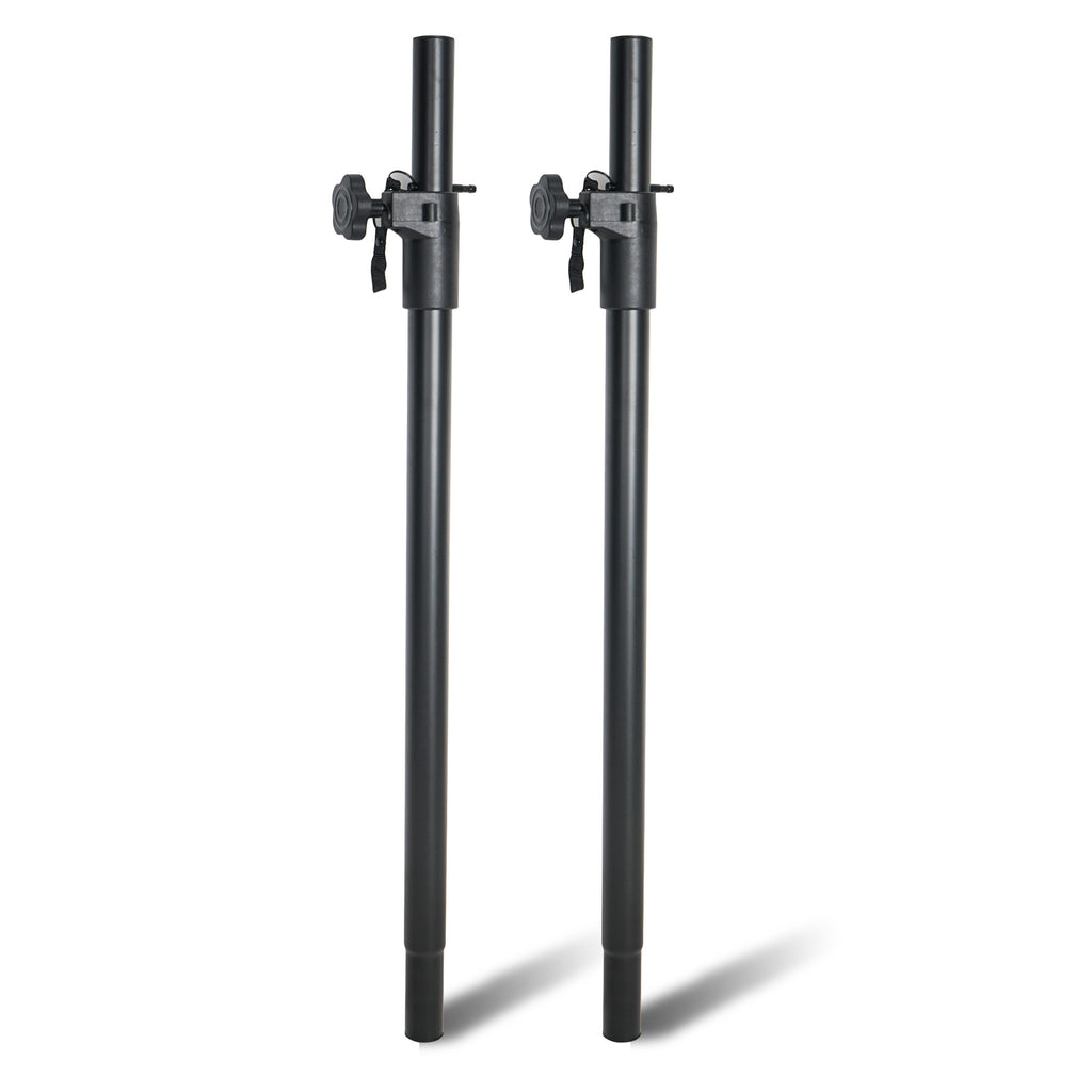 Sound Town STSDA-50B-R | REFURBISHED: Pair of Subwoofer Speaker Poles with Adjustable Height and Safety Pins