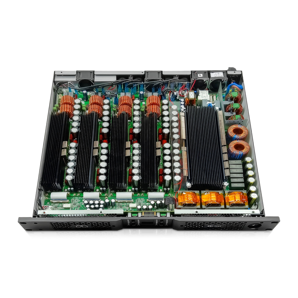 Sound Town XDI-3604 | Mode Audio High Power Density Class-D 4-Channel PA/DJ Power Amplifier, 4 x 3600W RMS at 4-ohm, with PFC Power, LED Screen - Circuit Board