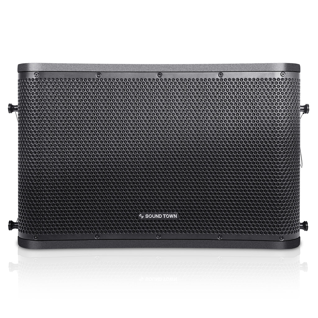 Sound Town ZETHUS-VX118S112BX3 12 Inch Two Way Line Array Loudspeaker - Front Panel