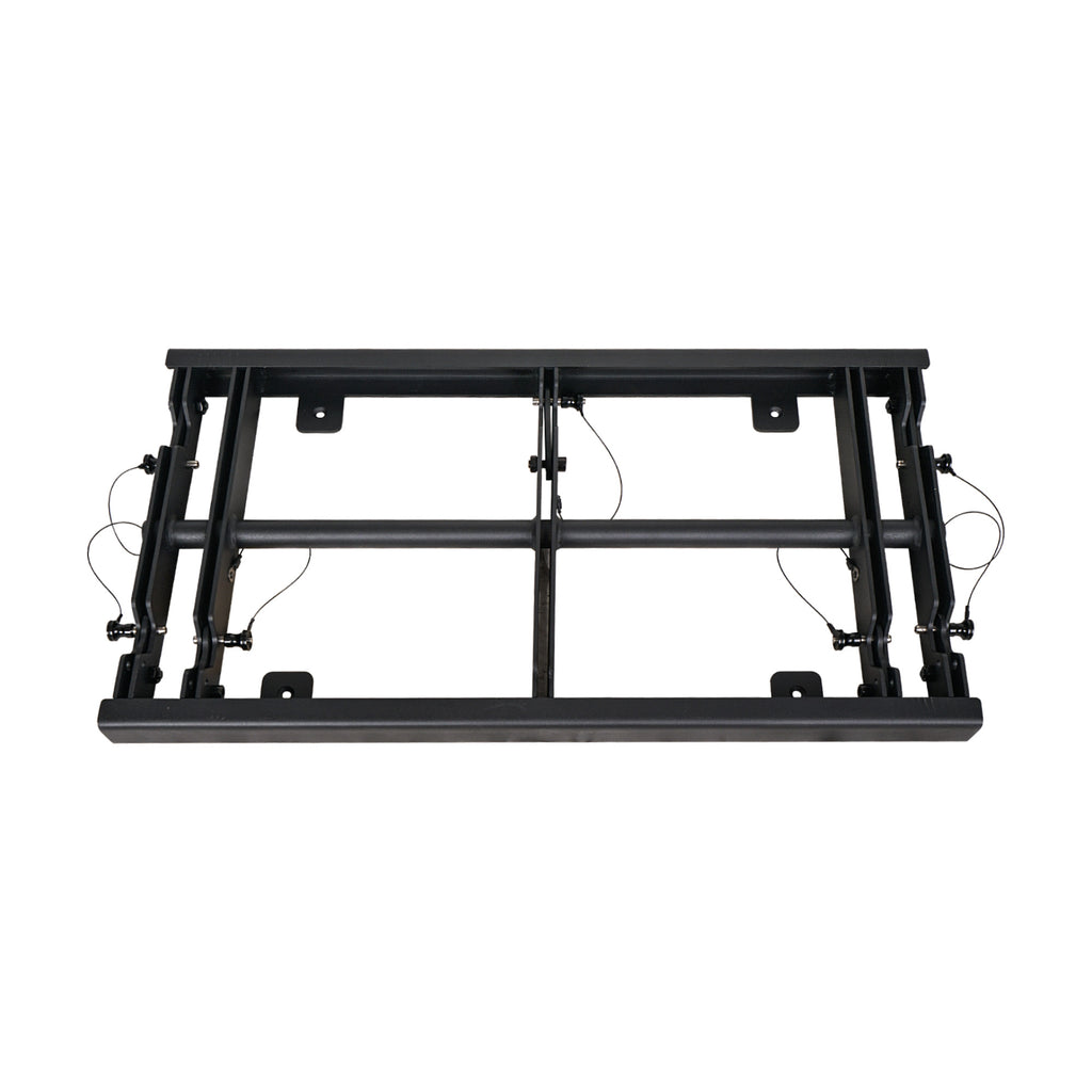Sound Town ZS-218SP210BP4C | Speaker Stack Adapter for ZETHUS-218S Subwoofer and ZETHUS Line Array PA Speakers - ground stacking bracket