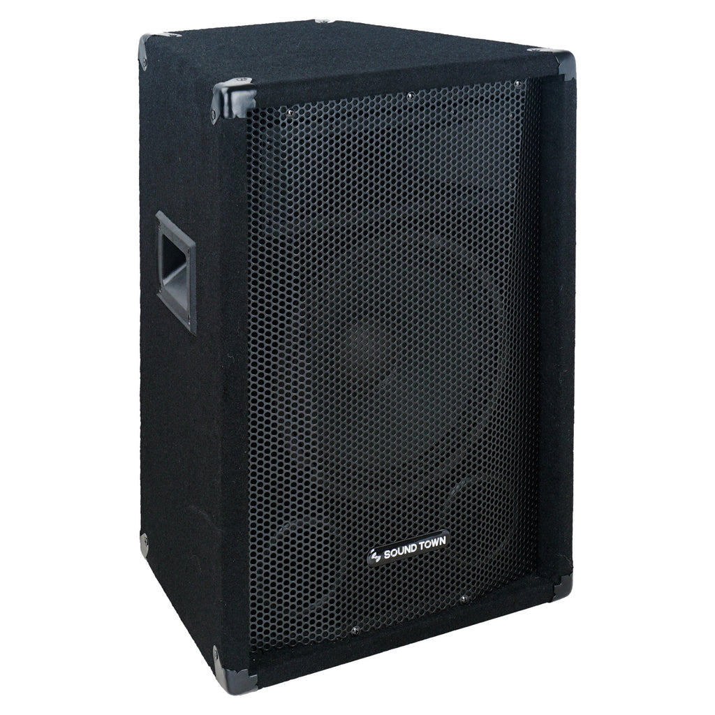 Sound Town CALLISTO-10-R REFURBISHED: CALLISTO Series 10" Full-range Passive DJ/PA Speaker - right side