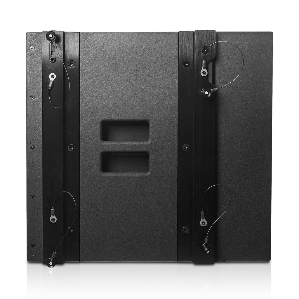Sound Town ZETHUS-118S210X4 ZETHUS Series 18" 1600W Passive Line Array Subwoofer, Black for Bars, Clubs, Restaurants, Churches, Schools - Side Panel