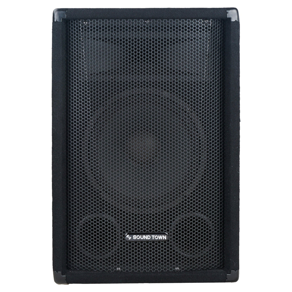 Sound Town CALLISTO-10-R REFURBISHED: CALLISTO Series 10" Full-range Passive DJ/PA Speaker - front view