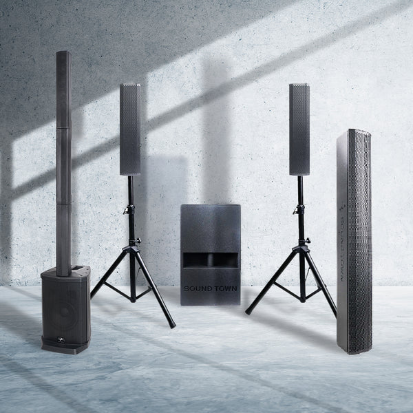 Sound Town CARPO Series Portable and Lightweight PA Speakers and Subwoofers Collection