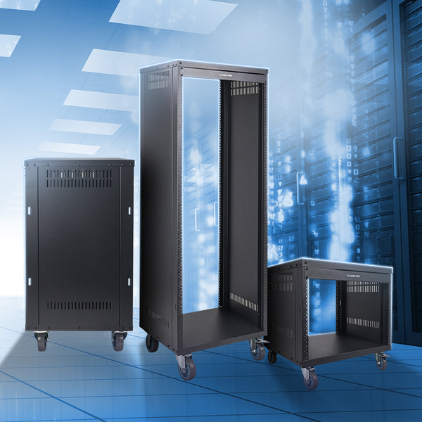STRK-M Series | Universal Steel Equipment Racks for Audio/Video, Server and Network Devices and Venues Such as Studios, Network Centers, Home Theaters and More!
