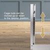 Sound Town 2PF-4A-R | REFURBISHED: 4U Aluminum 2-Post Desktop Open-Frame Rack for PA, Audio/Video, Network Switches, Routers, Patch Panels, Angle Adjustable - Cage Nuts can be moved up or down to the desired position