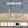 Sound Town 2PF-4A-R | REFURBISHED: 4U Aluminum 2-Post Desktop Open-Frame Rack for PA, Audio/Video, Network Switches, Routers, Patch Panels, Angle Adjustable - Included in the Box, Package Contents, Accessories, Parts, Screw  Size