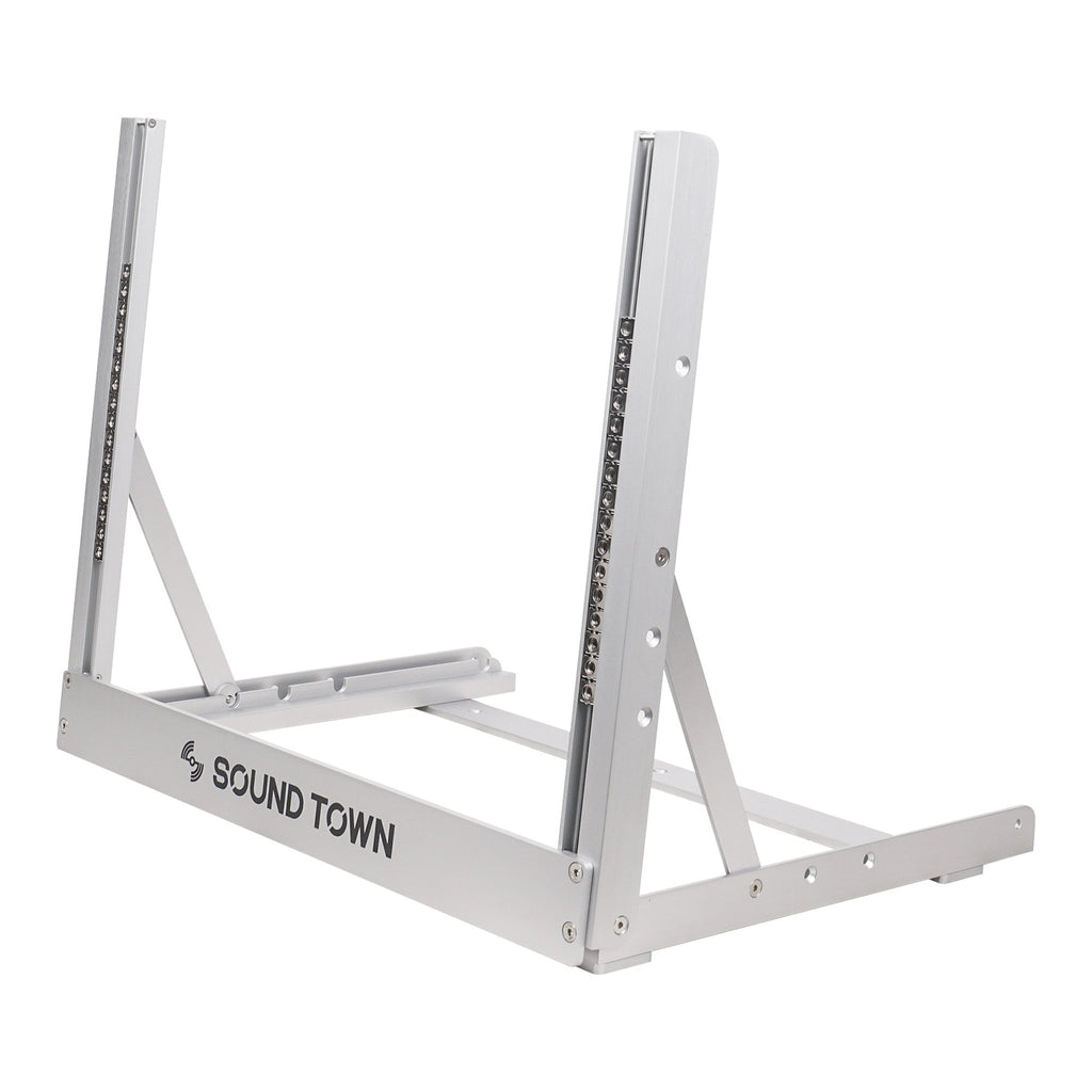 2PF-8A-R | REFURBISHED: 8U Aluminum 2-Post Desktop PA/Network Open ...