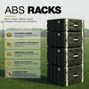 Sound Town ABS Rack Cases | Lightweight, Portable Protection with Stackable Design for Pro Audio & Live Sound