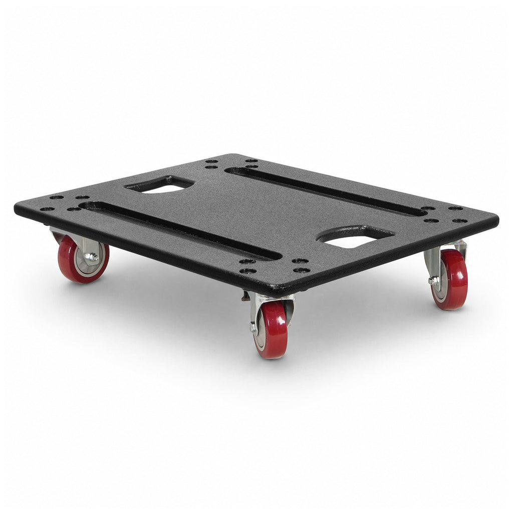 MODE Audio AURA-215CB | MODE Audio Heavy-Duty Plywood Caster Board with 4" Wheels and Locking Brakes for AURA-215 Series Subwoofers  - Right View