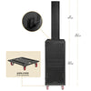 AURA-215S1.164 | AURA Series Powered PA System with 2400W Dual 15" 1.1 Subwoofer, Column Array Loudspeaker with LAVOCE Drivers, Black - Caster Board Sold Separately, Mounting Brackets, Size and Dimensions
