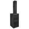 MODE Audio AURA-215S1.164 | AURA Series Powered PA System with 2400W Dual 15" 1.1 Subwoofer, Column Array Loudspeaker with LAVOCE Drivers, Black - Right View
