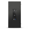 MODE Audio AURA-215SA | AURA Series Dual 15" 2400W Powered PA Subwoofer with Class-D Amplifier and DSP Presets, Birch Plywood, Black - Back Panel