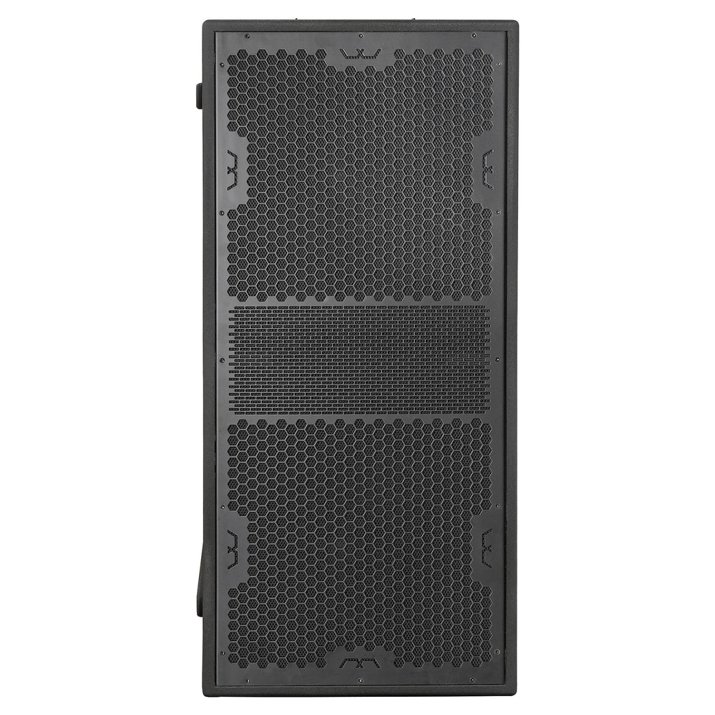 MODE Audio AURA6-SPACER | MODE Audio Vertical Height Spacer for AURA-6.2/6.4 Series Column Array Loudspeakers, Black - Front Panel, Vertical
