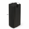 MODE Audio AURA-6.2 | AURA Series 2-Way 600W Passive Column Array Loudspeaker w/ LAVOCE 2 x 6.5" Woofers, Wall-Mount Bracket, Plywood, Black - Size and Dimensions
