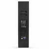 AURA-6.4A | AURA Series 2-Way 1000W Powered Column Array Loudspeaker w/ LAVOCE 4 x 6.5" Woofers, Class-D, DSP, TWS, Wall-Mount Bracket, Plywood, Black - Back Panel