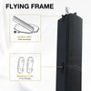 AURA-6.4A | AURA Series 2-Way 1000W Powered Column Array Loudspeaker w/ LAVOCE 4 x 6.5" Woofers, Class-D, DSP, TWS, Wall-Mount Bracket, Plywood, Black - Flying Frame