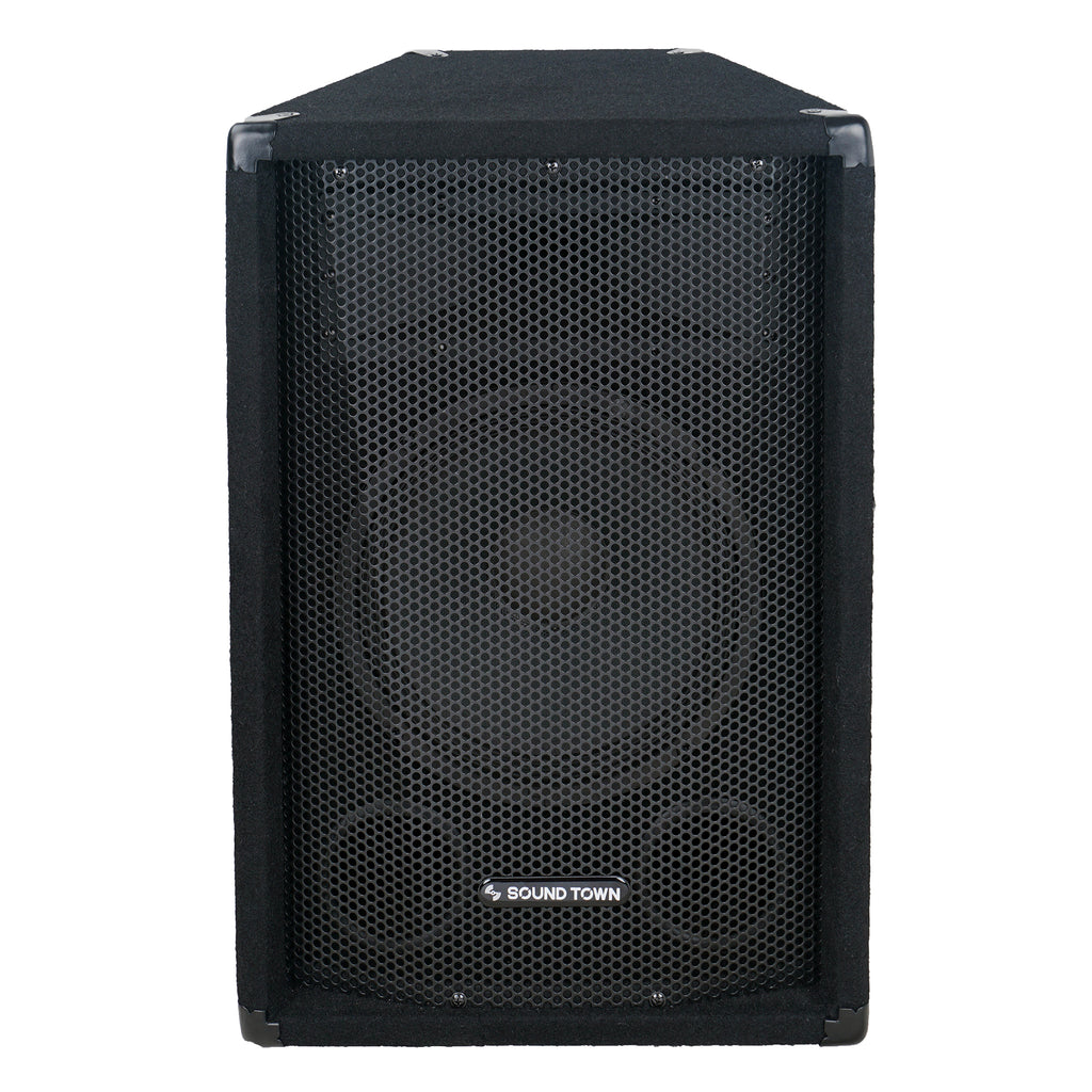 The Sound Town CALLISTO-10 affordable 10” full-range passive DJ/PA speaker that comes with 150W RMS and 300W peak power handling - Front Top Panel
