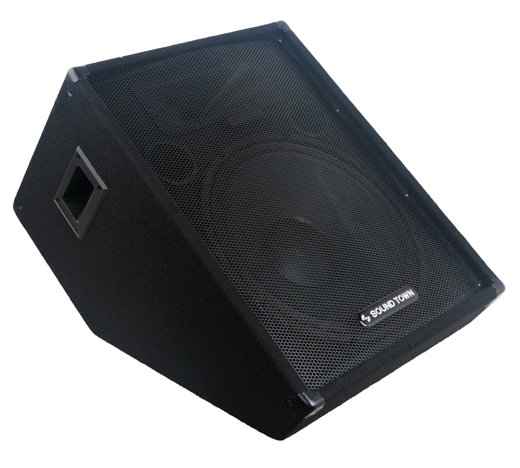 Sound Town CALLISTO-15M CALLISTO Series 500W 15" Professional-grad Passive 2-way Stage Monitor Speaker with impressive quality and great portability - Right Panels
