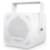 Sound Town CARME-105W Compact 2-way 5” Coaxial Wall Mount Commercial Loudspeaker, White, with 5” Woofer, Speed Mounting Bracket for Bar, Church - Left Panel