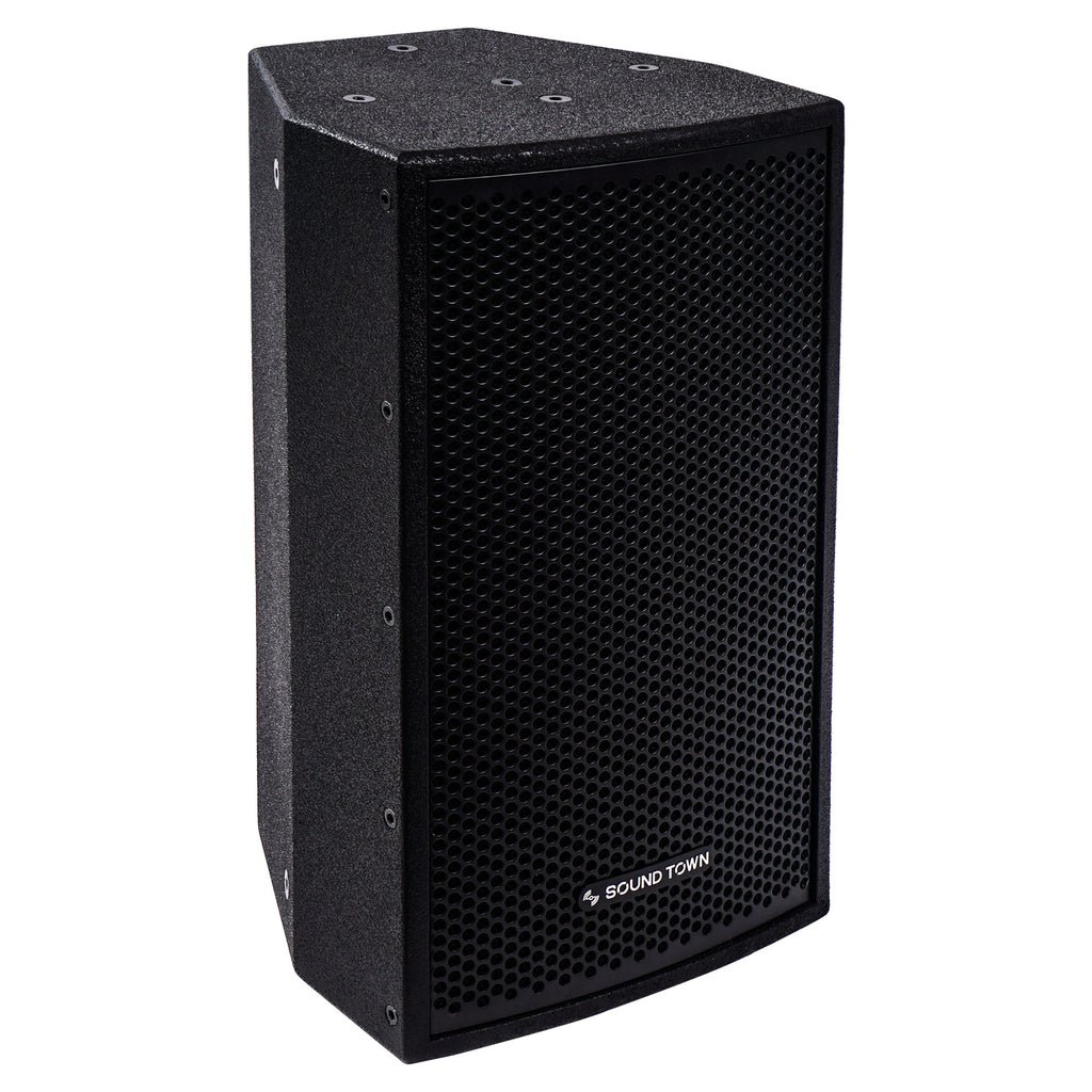 Sound Town CARME-108BV2-R | REFURBISHED: CARME Series 8" 350W 2-Way Professional PA DJ Monitor Speaker, Black w/ Compression Driver for Installation, Live Sound, Karaoke, Bar, Church - Right Panel