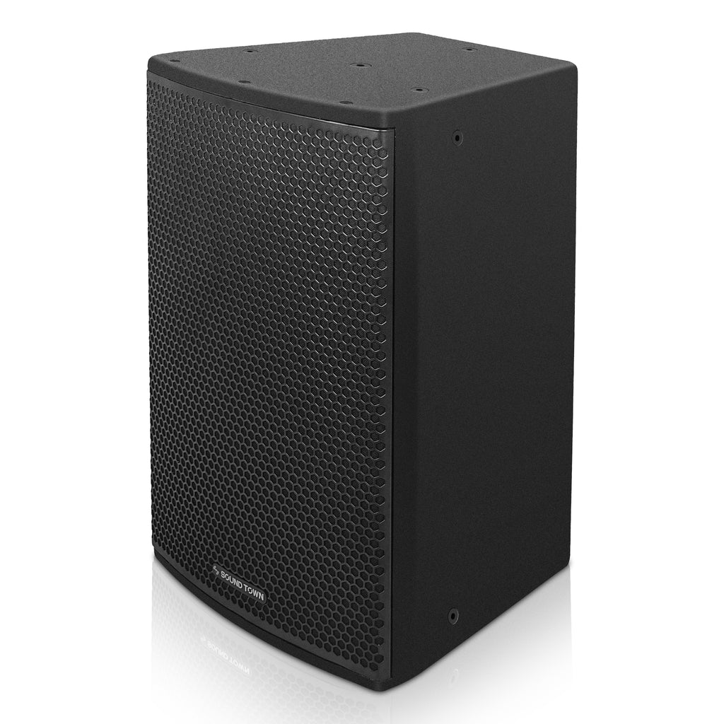 Sound Town CARME-112BG3-R | REFURBISHED: CARME Series 12" 700W 2-Way Professional PA DJ Speaker, Black w/Titanium Driver for Installation, Live Sound, Karaoke, Bar, Church-Left Side