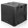 Sound Town CARME-112BPW15SPW CARME Series 1400W 15" Powered Subwoofer with DSP, Plywood, Black - Left Panel