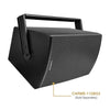 Sound Town CARME-112BUB-H | CARME Series Horizontal Wall Mount Bracket for CARME-112BG3, Black-U Bracket View