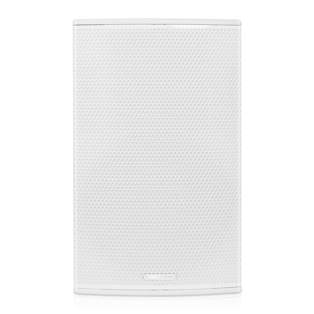 Sound Town CARME-115WG3-R | REFURBISHED: CARME Series 15" 900W 2-Way Professional PA DJ Speaker, White w/Titanium Driver for Installation, Live Sound, Karaoke, Bar, Church-Front Panel