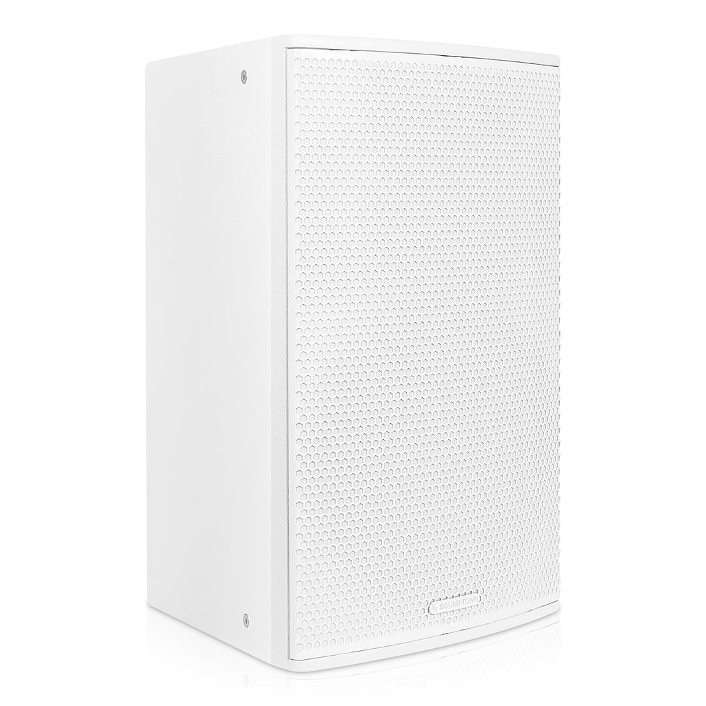 Sound Town CARME-115WG3-R | REFURBISHED: CARME Series 15" 900W 2-Way Professional PA DJ Speaker, White w/Titanium Driver for Installation, Live Sound, Karaoke, Bar, Church-Right Angle