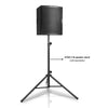Sound Town CARME-12MM | CARME Series 12" Multipurpose Loudspeaker, with Coaxial Compression Driver for Installation, Live Sound, Karaoke, Bar, Church, Black with STSD-71B Speaker Stand