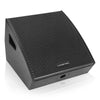 Sound Town CARME-12MPW | 12" Multipurpose Powered Loudspeaker, Class-D Amp, DSP, Coaxial Compression Driver for Installation, Live Sound, Karaoke, Bars, Churches-Right Angle 