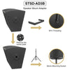 CARME-153B | CARME Series 15" 3-Way 1900W Passive PA Speaker with Neodymium Drivers, Bi-Amp, Birch Plywood, Black - Speaker Mount Adapter