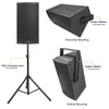 CARME-153B | CARME Series 15" 3-Way 1900W Passive PA Speaker with Neodymium Drivers, Bi-Amp, Birch Plywood, Black - Versatile Applications, Wall-Mount, Stage Monitor, Floor Standing