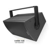 CARME-153BUB-H | CARME Series Horizontal Wall Mount Bracket for CARME-153B , Black - Bracket View