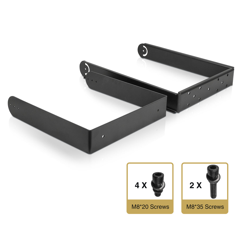 CARME-153BUB-V | CARME Series Vertical Wall Mount Bracket for CARME-153B, Black - Right View