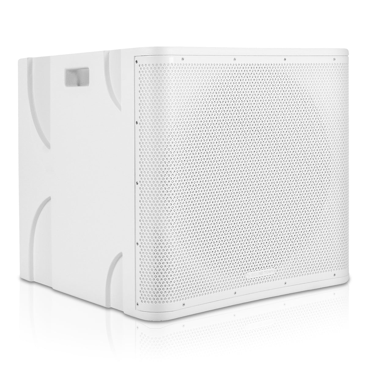 スピーカー・ウーファー Pod mini White CARME-15SWPW | 1400W 15” Powered Subwoofer, DSP, LPF, Plywood